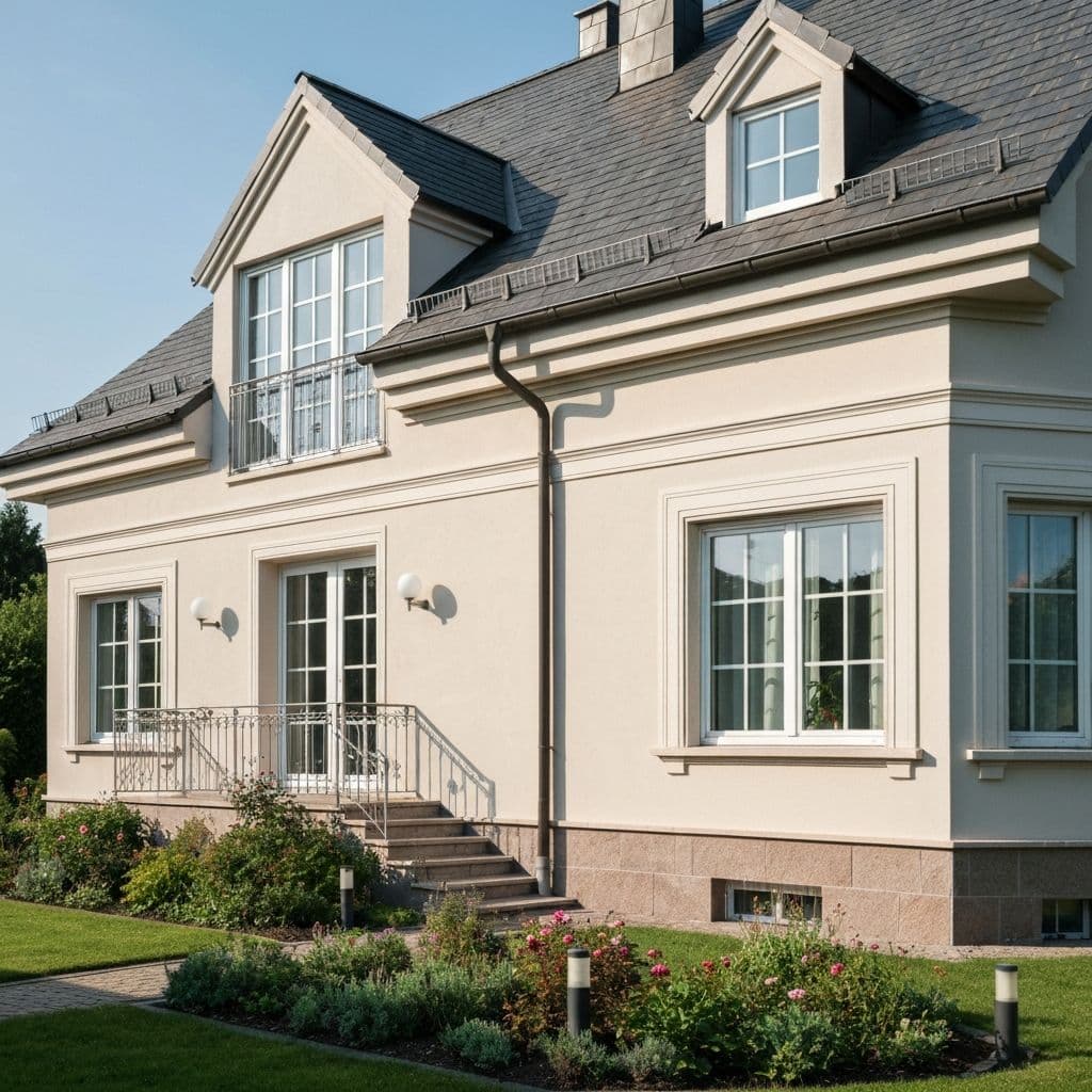 Wohnhaus mit beschichteter Oberfläche